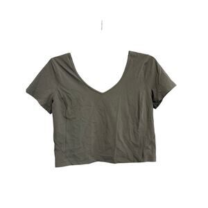 Lululemon Align Tee Gray Sz Large GS